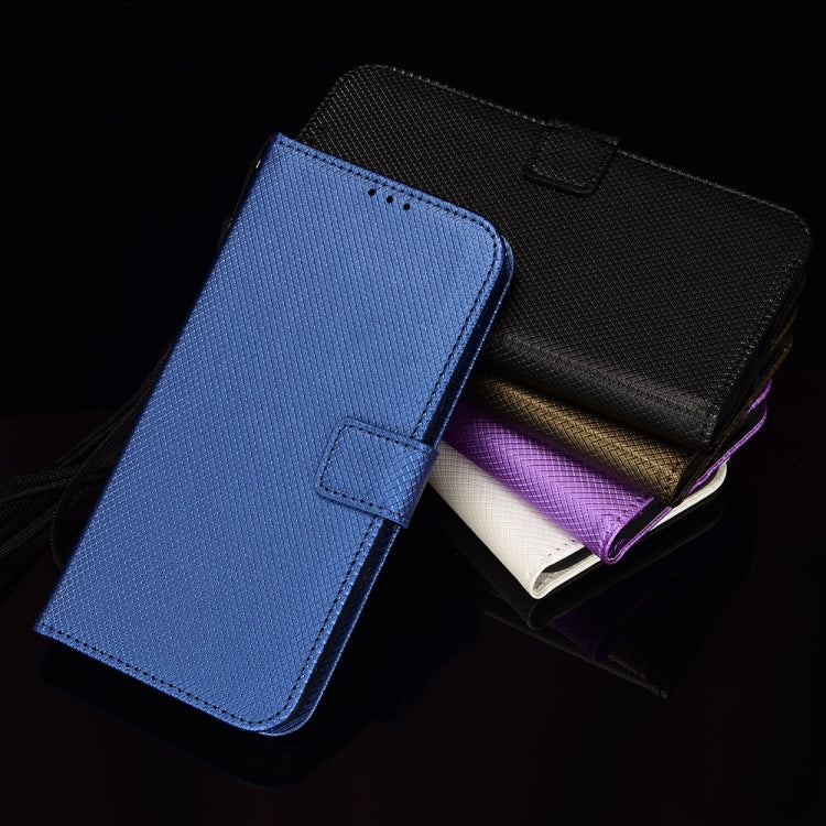For Ulefone Armor X9 Diamond Texture Leather Phone Case(Blue) by buy2fix