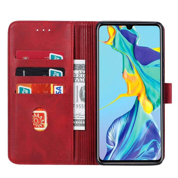 For Huawei P30 GUSSIM Business Style Horizontal Flip Leather Case with Holder & Card Slots & Wallet(Red) - Huawei Cases by GUSSIM | Online Shopping UK | buy2fix