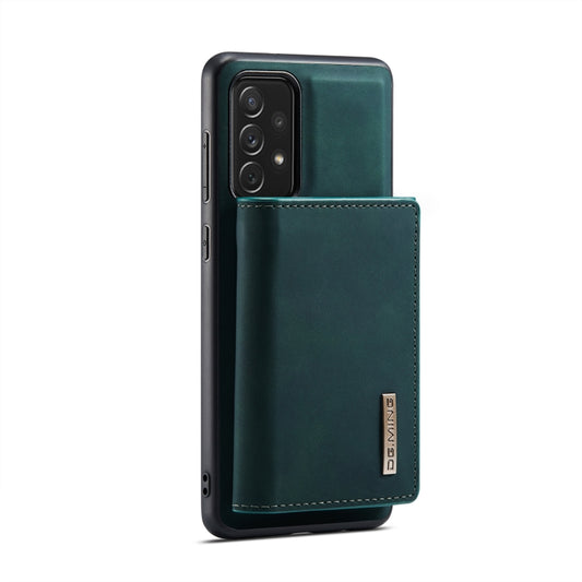 For Samsung Galaxy A33 5G DG.MING M1 Series 3-Fold Multi Card Wallet Phone Case(Green) by DG.MING