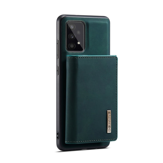 For Samsung Galaxy A53 5G DG.MING M1 Series 3-Fold Multi Card Wallet Phone Case(Green) by DG.MING