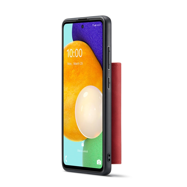 For Samsung Galaxy A53 5G DG.MING M1 Series 3-Fold Multi Card Wallet Phone Case(Red) - Galaxy Phone Cases by DG.MING | Online Shopping UK | buy2fix