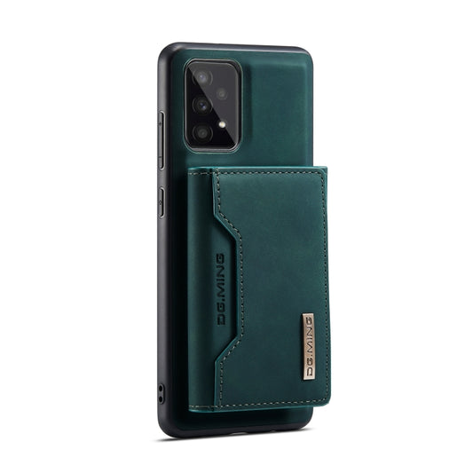 For Samsung Galaxy A53 5G DG.MING M2 Series 3-Fold Multi Card Bag Phone Case(Green) by DG.MING