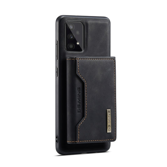 For Samsung Galaxy A53 5G DG.MING M2 Series 3-Fold Multi Card Bag Phone Case(Black) by DG.MING