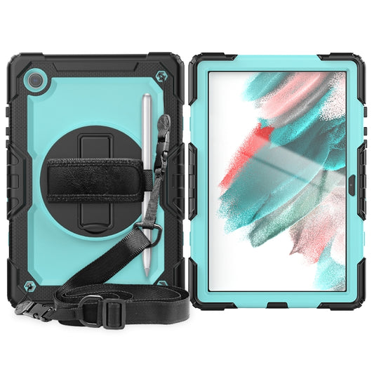 For Samsung Galaxy Tab A8 10.5 2021 X200 / X205 Silicone + PC Tablet Case(Light Blue + Black) - Other Galaxy Tab PC by buy2fix | Online Shopping UK | buy2fix