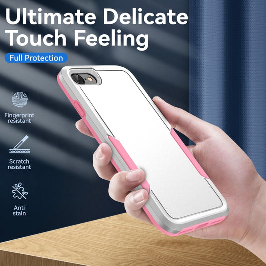 For iPhone SE 2022 / SE 2020 / 8 / 7 Pioneer Armor Heavy Duty PC + TPU Phone Case(White) by buy2fix
