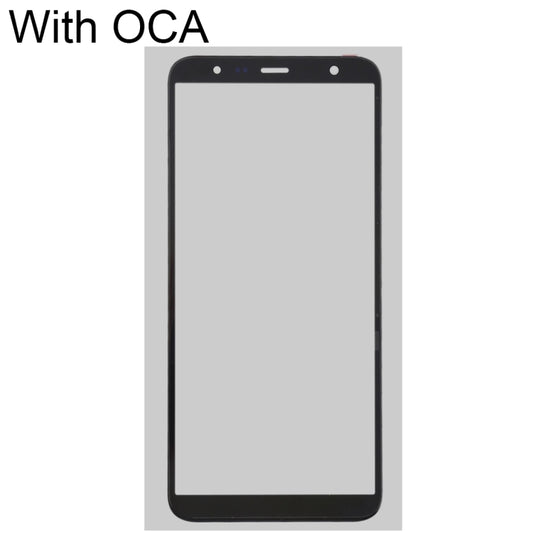 For Samsung Galaxy J4+ / J6+ Front Screen Outer Glass Lens with OCA Optically Clear Adhesive - Outer Glass Lens by buy2fix | Online Shopping UK | buy2fix