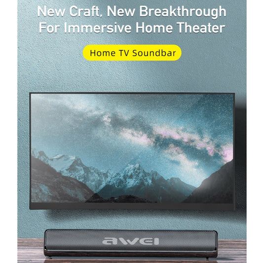 awei Y333 TWS Desktop Wireless Bluetooth Speaker(Black) - Desktop Speaker by awei | Online Shopping UK | buy2fix