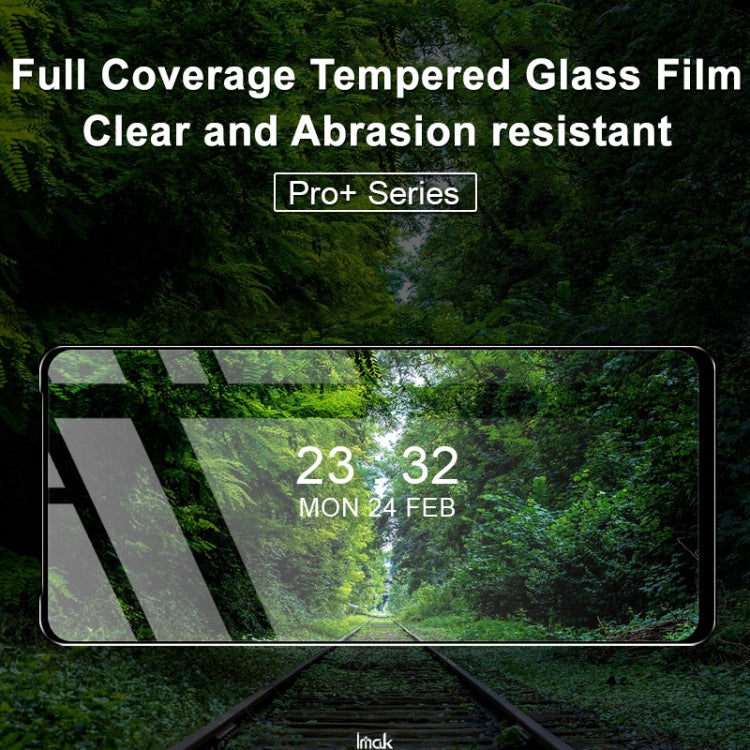 imak 9H Surface Hardness Full Screen Tempered Glass Film Pro+ Series For Motorola Moto G51 5G by imak