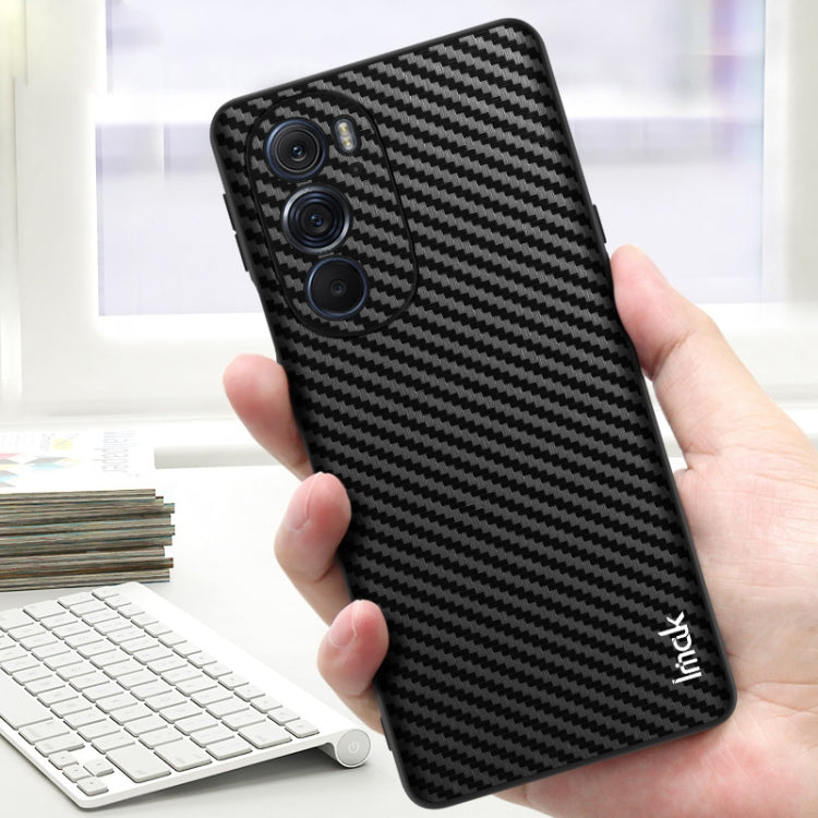 For Motorola Moto Edge X30 5G imak LX-5 Series PC + TPU Case with Screen Protector(Carbon Fiber Texture) by imak