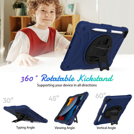 For iPad 10.2 2021 / 2020 / 2019 PC + Silicone Combination Tablet Case(Navy Blue) - iPad 10.2 Cases by buy2fix | Online Shopping UK | buy2fix