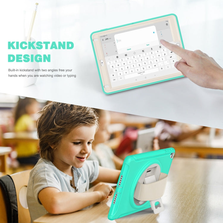 360 Degree Rotation PC + TPU Tablet Case For iPad 9.7 2018 / 2017(Mint Green) - iPad 9.7 (2018) & (2017) Cases by buy2fix | Online Shopping UK | buy2fix