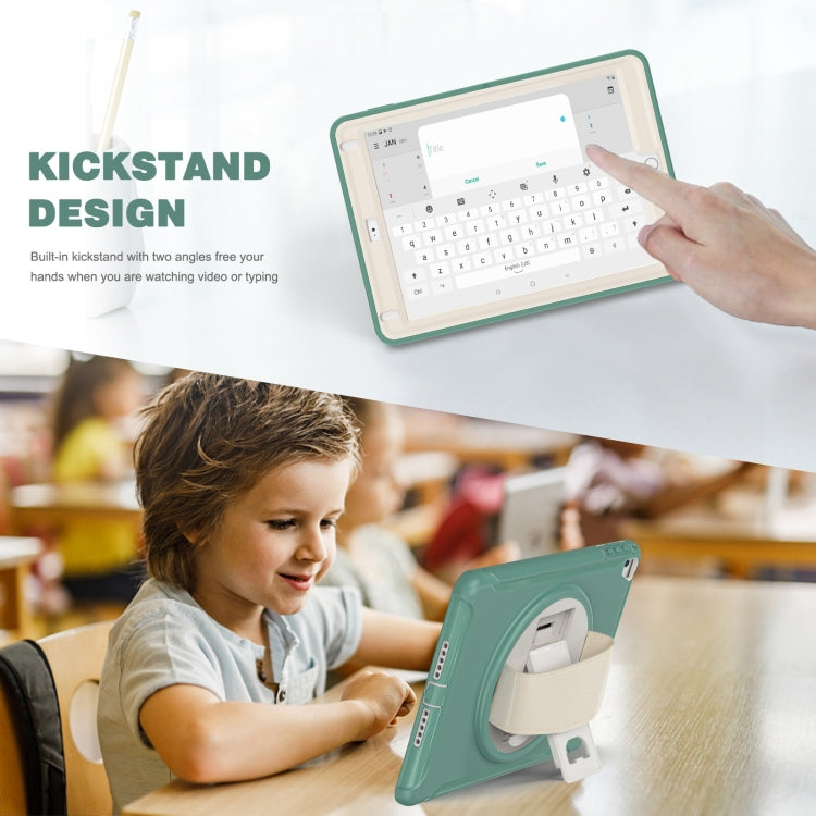 360 Degree Rotation PC + TPU Tablet Case For iPad 9.7 2018 / 2017(Jade Green) - iPad 9.7 (2018) & (2017) Cases by buy2fix | Online Shopping UK | buy2fix