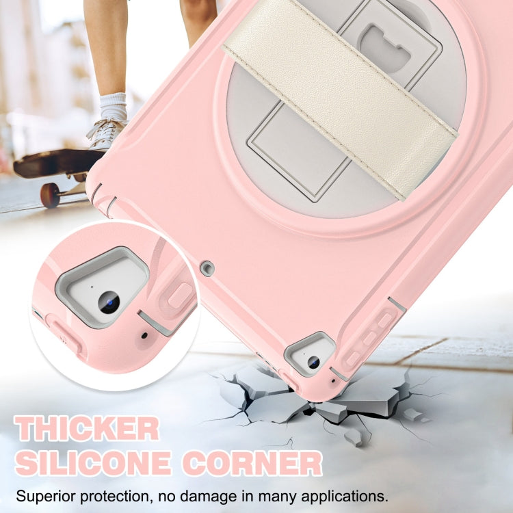360 Degree Rotation PC + TPU Tablet Case For iPad 9.7 2018 / 2017(Cherry Blossoms Pink) - iPad 9.7 (2018) & (2017) Cases by buy2fix | Online Shopping UK | buy2fix