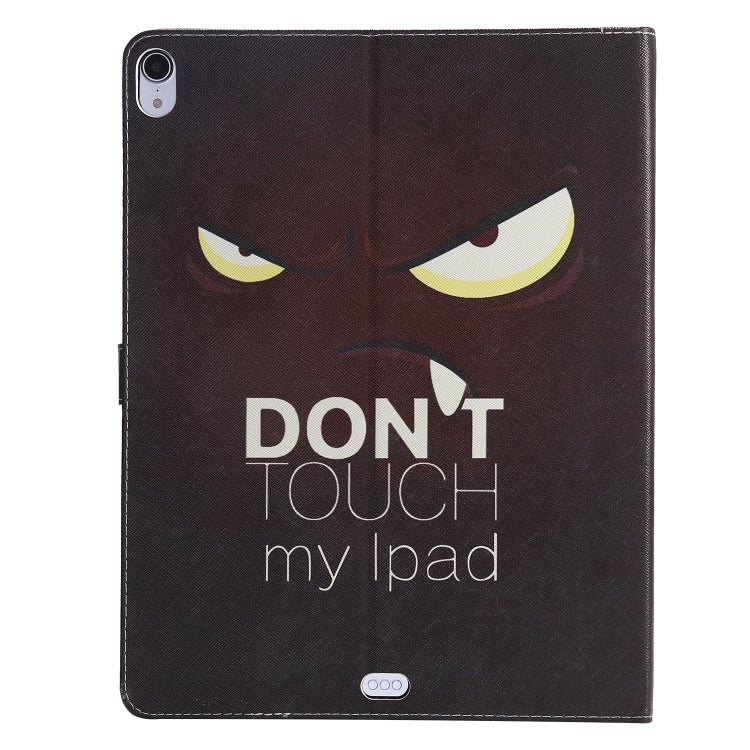 for iPad Pro 12.9 (2018) Colored Drawing Pattern Horizontal Flip PU Leather Case with Holder & Card Slots & Wallet (Eye) - iPad Pro 12.9 (2018) Cases by buy2fix | Online Shopping UK | buy2fix