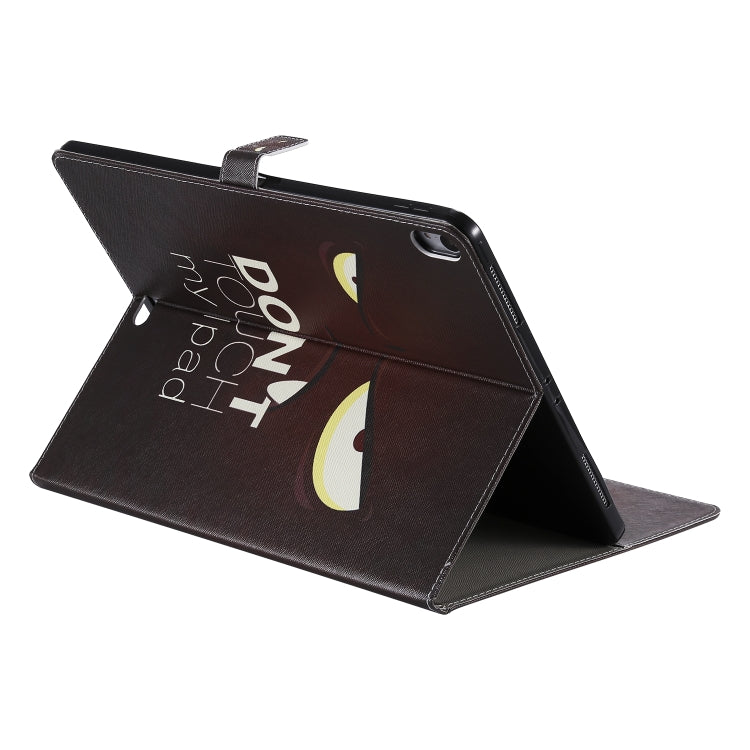 for iPad Pro 12.9 (2018) Colored Drawing Pattern Horizontal Flip PU Leather Case with Holder & Card Slots & Wallet (Eye) - iPad Pro 12.9 (2018) Cases by buy2fix | Online Shopping UK | buy2fix