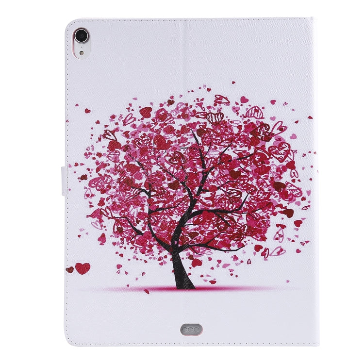 for iPad Pro 12.9 (2018) Colored Drawing Pattern Horizontal Flip PU Leather Case with Holder & Card Slots & Wallet (Colored Tree) - iPad Pro 12.9 (2018) Cases by buy2fix | Online Shopping UK | buy2fix
