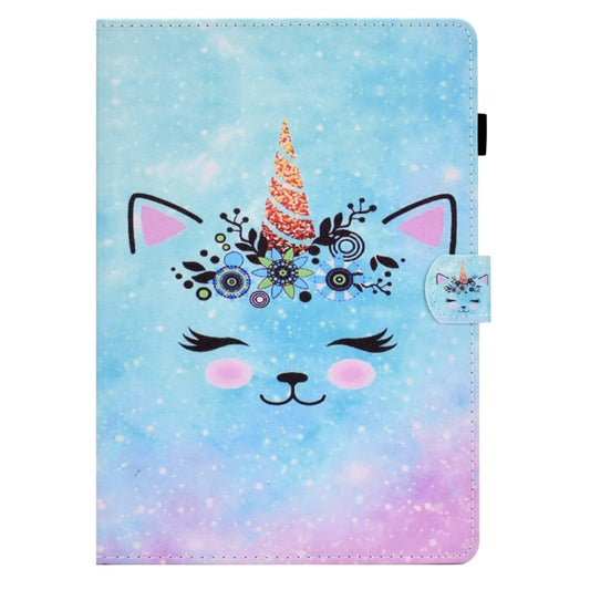 For iPad 10.2 2020 & 2019 Sewing Pen Slot Leather Tablet Case(Wildebeest) - iPad 10.2 Cases by buy2fix | Online Shopping UK | buy2fix