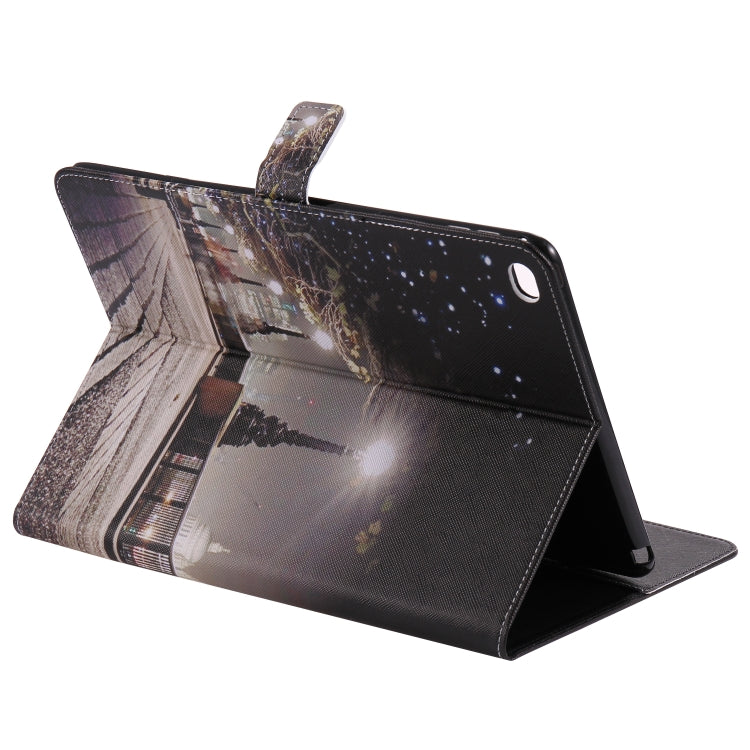 For iPad 5 & 6 Colored Drawing Pattern Horizontal Flip PU Leather Case with Holder & Card Slots & Wallet & Sleep / Wake-up Function(Cityscape) - More iPad Cases by buy2fix | Online Shopping UK | buy2fix