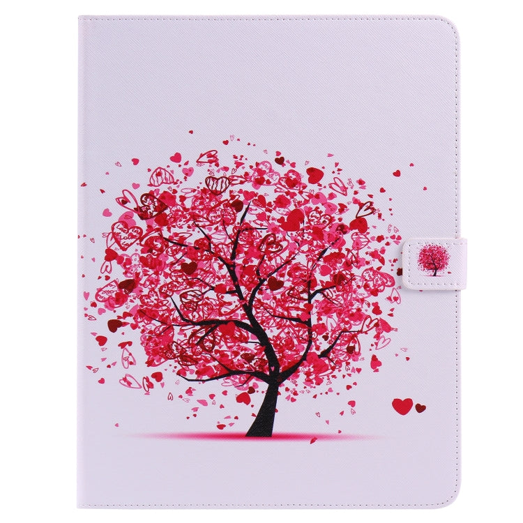 Colored Drawing Pattern Horizontal Flip PU Leather Case with Holder & Card Slots & Wallet & Sleep / Wake-up Function(Colored Tree) - iPad 4 & 3 & 2 Cases by buy2fix | Online Shopping UK | buy2fix