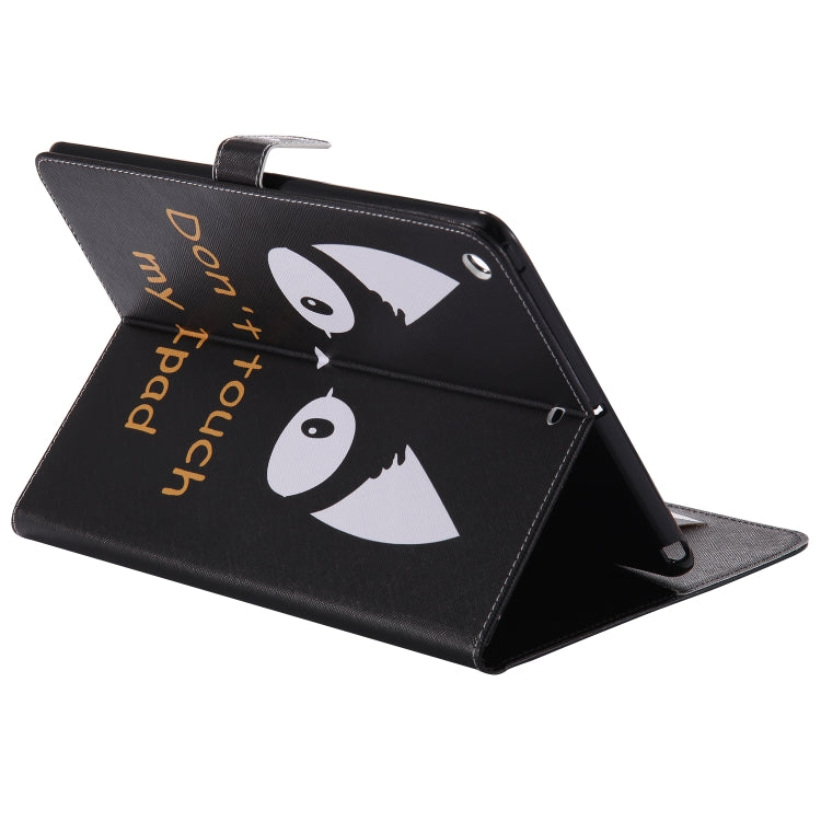 Colored Drawing Pattern Horizontal Flip PU Leather Case with Holder & Card Slots & Wallet & Sleep / Wake-up Function(Cat Ears) - iPad 9.7 (2018) & (2017) Cases by buy2fix | Online Shopping UK | buy2fix