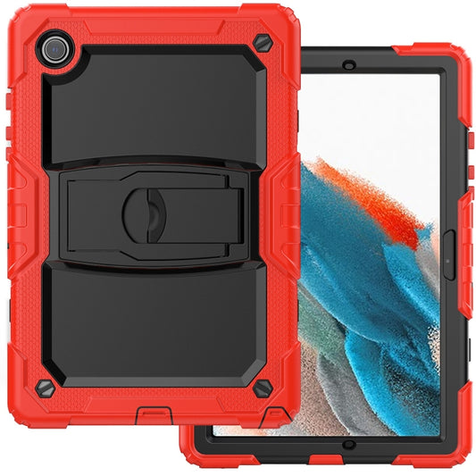 For Samsung Galaxy Tab A8 10.5 2021 Shockproof Black Silicone + PC Tablet Protective Case(Red) - Other Galaxy Tab PC by buy2fix | Online Shopping UK | buy2fix