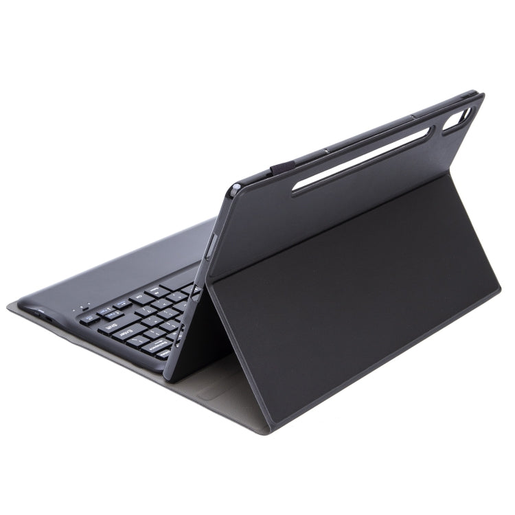 AM17 TPU Detachable Bluetooth Keyboard Leather Case with Bracket For Lenovo Xiaoxin Pad Pro 12.6 inch TB-Q706F(Black) by buy2fix