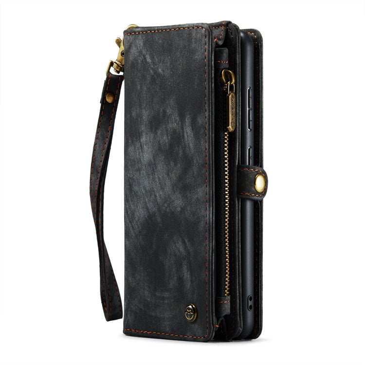 For Samsung Galaxy S22 5G CaseMe-008 Detachable Multifunctional Horizontal Flip Leather Case(Black) - Galaxy S22 5G Cases by CaseMe | Online Shopping UK | buy2fix