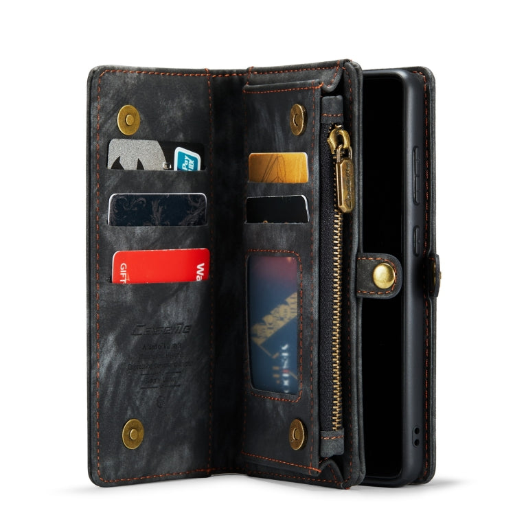 For Samsung Galaxy S22 5G CaseMe-008 Detachable Multifunctional Horizontal Flip Leather Case(Black) - Galaxy S22 5G Cases by CaseMe | Online Shopping UK | buy2fix