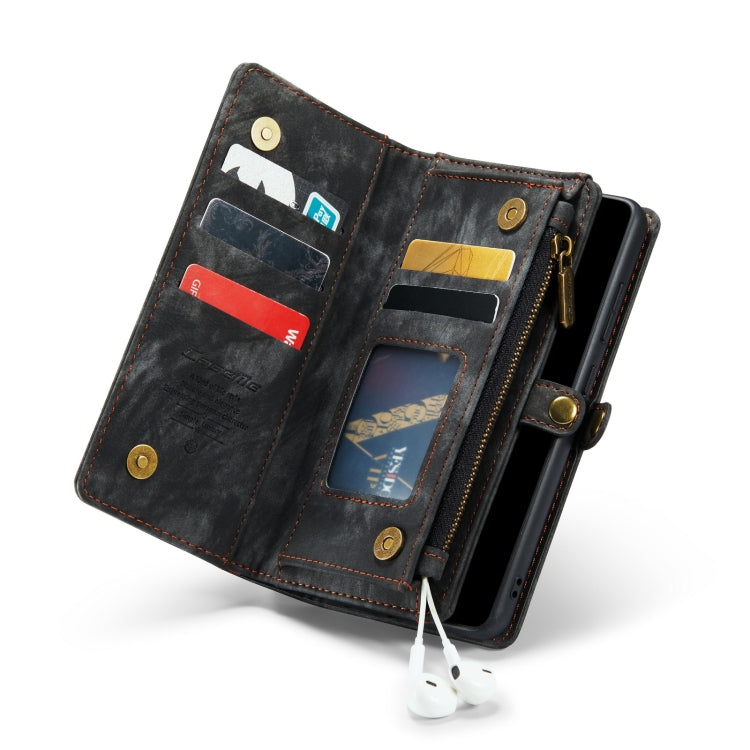 For Samsung Galaxy S22 5G CaseMe-008 Detachable Multifunctional Horizontal Flip Leather Case(Black) - Galaxy S22 5G Cases by CaseMe | Online Shopping UK | buy2fix