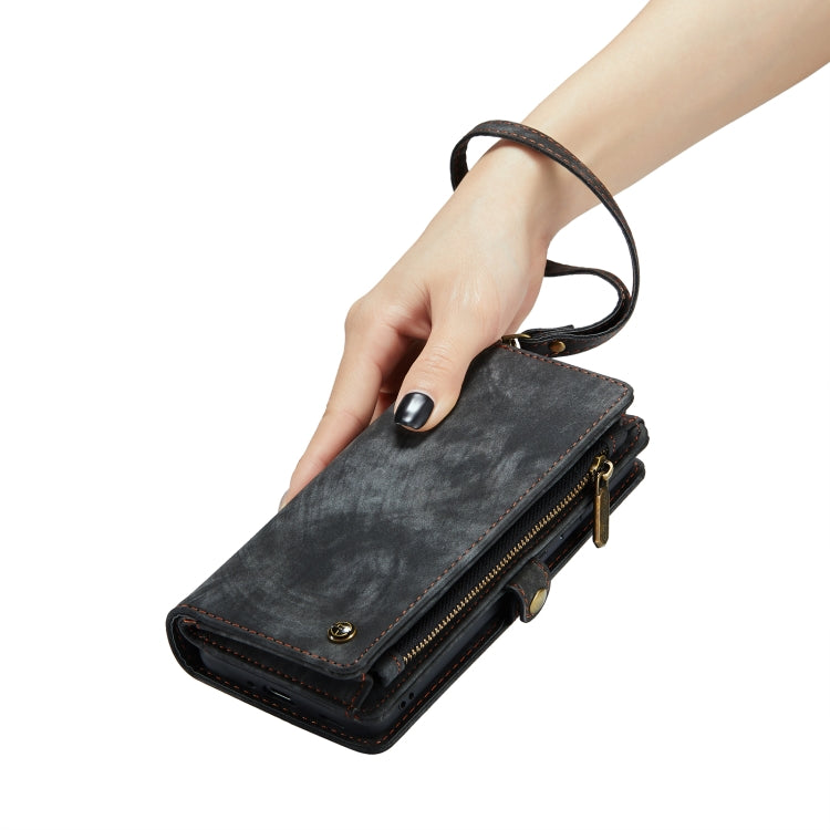 For Samsung Galaxy S22 5G CaseMe-008 Detachable Multifunctional Horizontal Flip Leather Case(Black) - Galaxy S22 5G Cases by CaseMe | Online Shopping UK | buy2fix