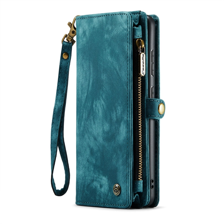 For Samsung Galaxy S22 5G CaseMe-008 Detachable Multifunctional Horizontal Flip Leather Case(Green) - Galaxy S22 5G Cases by CaseMe | Online Shopping UK | buy2fix