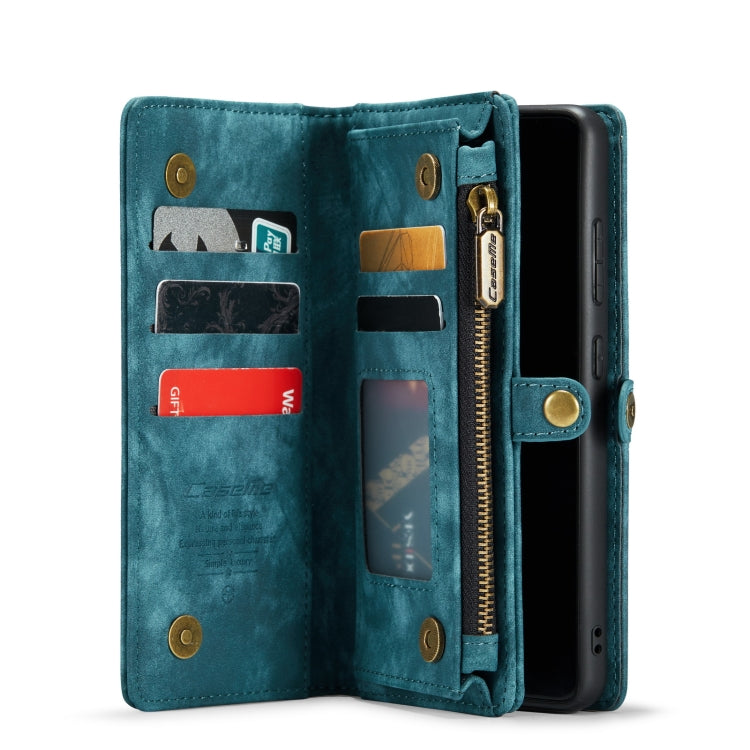 For Samsung Galaxy S22 5G CaseMe-008 Detachable Multifunctional Horizontal Flip Leather Case(Green) - Galaxy S22 5G Cases by CaseMe | Online Shopping UK | buy2fix