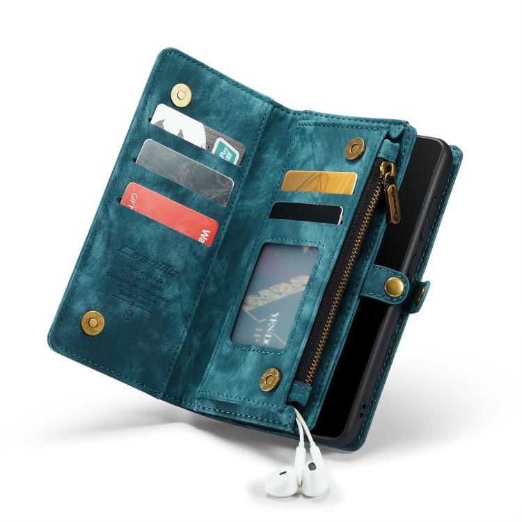 For Samsung Galaxy S22 5G CaseMe-008 Detachable Multifunctional Horizontal Flip Leather Case(Green) - Galaxy S22 5G Cases by CaseMe | Online Shopping UK | buy2fix