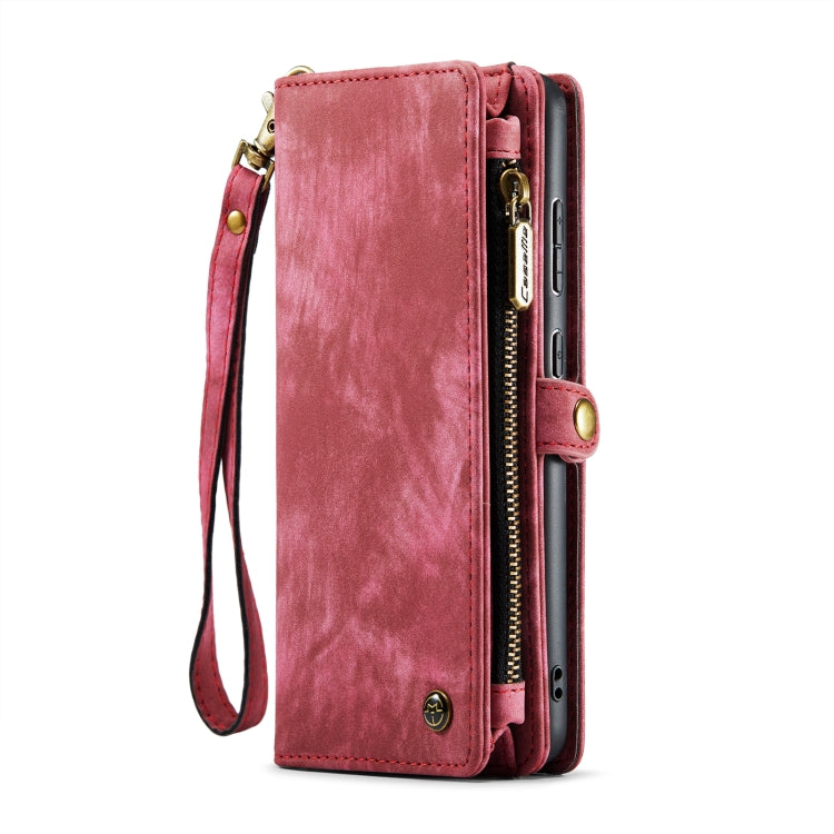 For Samsung Galaxy S22 5G CaseMe-008 Detachable Multifunctional Horizontal Flip Leather Case(Red) - Galaxy S22 5G Cases by CaseMe | Online Shopping UK | buy2fix