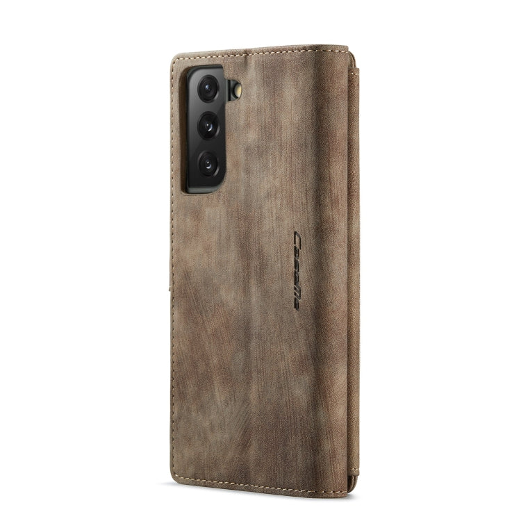 For Samsung Galaxy S22 5G CaseMe C30 Multifunctional Phone Leather Case with Holder & Card Slot & Wallet(Brown) - Galaxy S22 5G Cases by CaseMe | Online Shopping UK | buy2fix