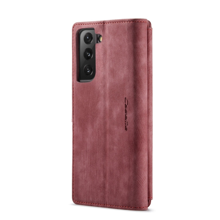 For Samsung Galaxy S22 5G CaseMe C30 Multifunctional Phone Leather Case with Holder & Card Slot & Wallet(Red) - Galaxy S22 5G Cases by CaseMe | Online Shopping UK | buy2fix