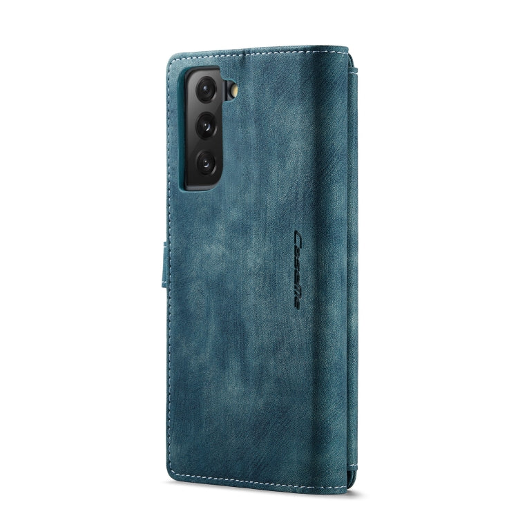 For Samsung Galaxy S22 5G CaseMe C30 Multifunctional Phone Leather Case with Holder & Card Slot & Wallet(Blue) - Galaxy S22 5G Cases by CaseMe | Online Shopping UK | buy2fix