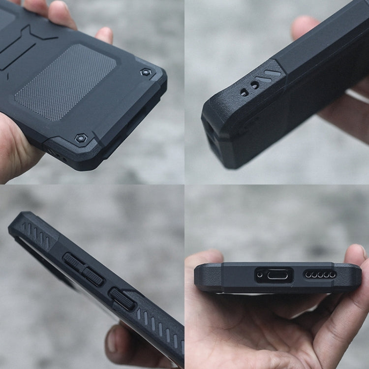 For Huawei P50 Pro FATBEAR Armor Shockproof Cooling Phone Case(Black) by FATBEAR