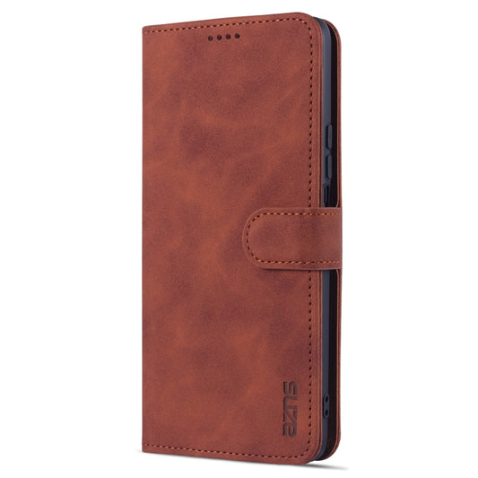 For Honor X30 AZNS Skin Feel Calf Texture Horizontal Flip Leather Phone Case(Brown) - Honor Cases by AZNS | Online Shopping UK | buy2fix