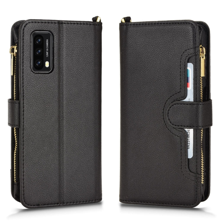For Blackview A90 Litchi Texture Zipper Leather Phone Case(Black) - More Brand by buy2fix | Online Shopping UK | buy2fix