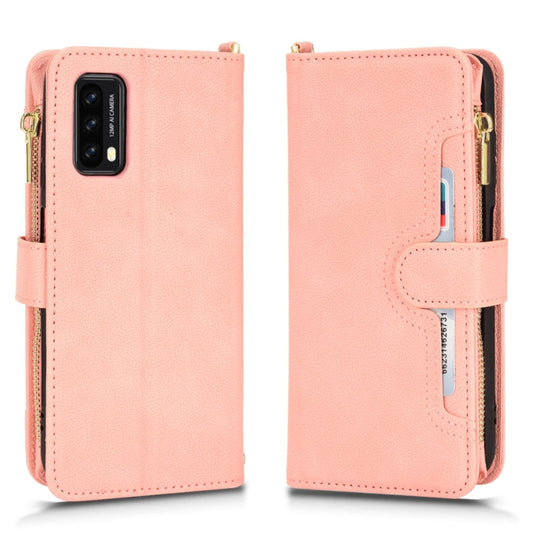 For Blackview A90 Litchi Texture Zipper Leather Phone Case(Pink) by buy2fix
