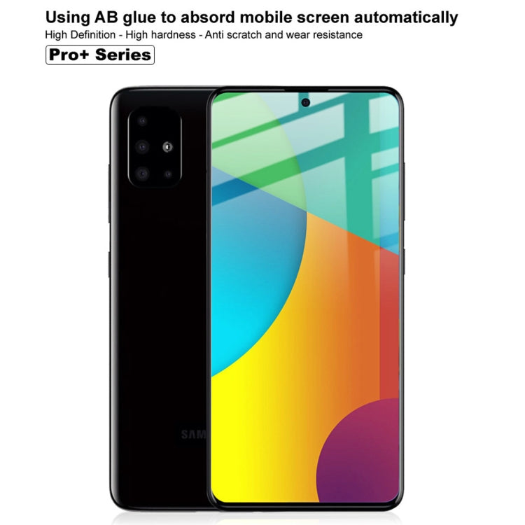For Galaxy A51 IMAK 9H Full Screen Tempered Glass Film Pro+ Version by imak