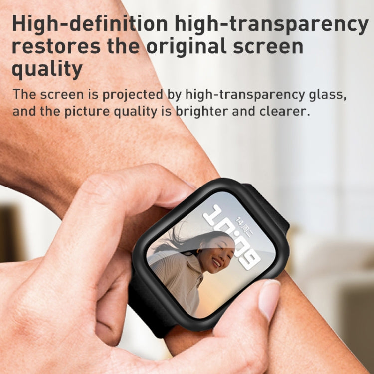 ROCK 2 in 1 PC Frame + Film Protector Case For Apple Watch Series 3 & 2 & 1 38mm(Blue) by ROCK