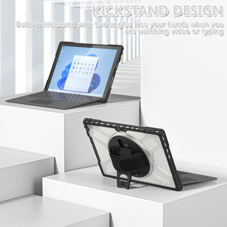 For MicroSoft Surface Pro 4 / 5 / 6 / 7 TPU + PC Tablet Case(Transparent) - Others by buy2fix | Online Shopping UK | buy2fix