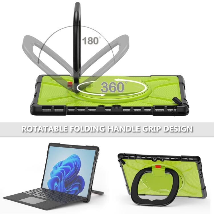 For MicroSoft Surface Pro 8 TPU + PC Tablet Case(Yellow Green) - Others by buy2fix | Online Shopping UK | buy2fix