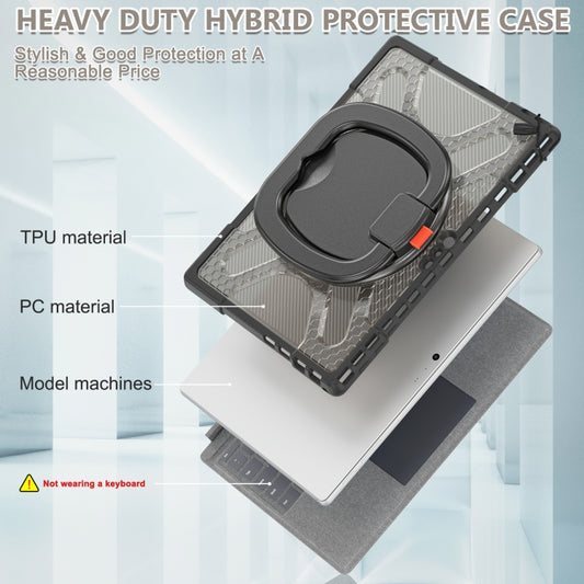 For MicroSoft Surface Pro 4 / 5 / 6 / 7 TPU + PC Tablet Case(Tea Color) - Others by buy2fix | Online Shopping UK | buy2fix