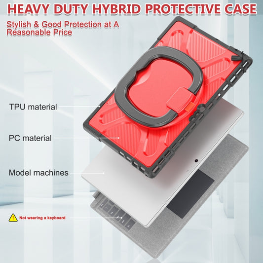 For MicroSoft Surface Pro 4 / 5 / 6 / 7 TPU + PC Tablet Case(Red) - Others by buy2fix | Online Shopping UK | buy2fix