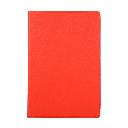 For Samsung Galaxy Tab S8 Ultra 360 Degrees Rotation Holder Litchi Leather Tablet Case(Red) by buy2fix