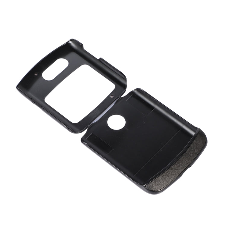 For Motorola Moto Razr 5G Cowhide Texture PU Phone Case(Black) by buy2fix