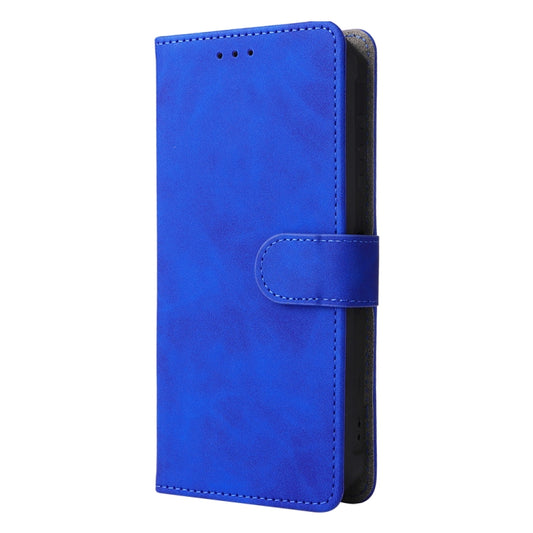For Ulefone Armor 8 Skin Feel Magnetic Buckle Calf Texture Leather Phone Case(Blue) by buy2fix